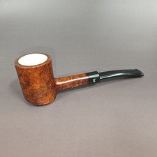 Tobacco Land Meerschaum Lined Smooth Estate Briar Pipe Unsmoked picture