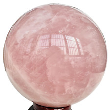 Natural Pink Rose Quartz Sphere Crystal Ball Decor Reiki Healing 5.81LB picture