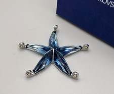 Retired Swarovski Crystal Austria Cantil Ocean Blue Starfish 626201 w/  Orig Box picture
