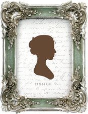 5X7 Inch Vintage Picture Frame, Elegant Antique Photo Frames with Glass Front picture
