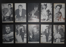 1959 TV WESTERN COWBOY NEAR CARD SET (43/64) NU-CARD  * ZORRO , THE RIFLEMAN * picture