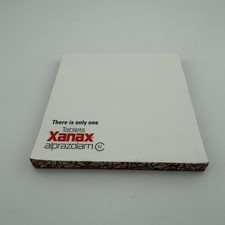 Vtg Xanax Pharmasutical Advertising Sticky Note Pad READ  picture