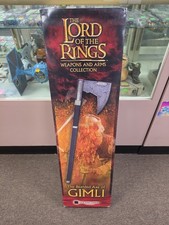 Lord Of The Rings Bearded Axe Of Gimli And Display Plaque Officially Licensed picture