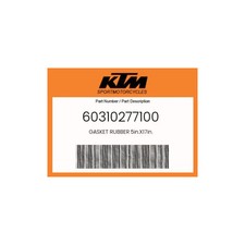 KTM Genuine Gasket Rubber 5In.X17In. - 60310277100 picture