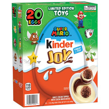 Kinder Joy Chocolate Surprise Egg, Mario, 0.7 oz., 20 ct. picture