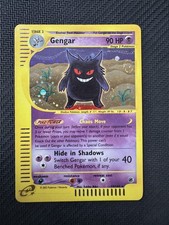 Gengar Expedition HOLO 13/165 Vintage English Pokemon Card - SWIRL picture