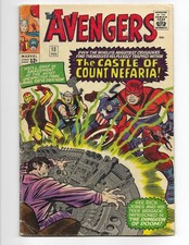 Avengers 13 1965 Marvel Comics VG+ 4.5 1st App Count Nefaria Captain America picture