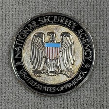 NSA National Security Agency Director of Operations Challenge Coin Rare picture