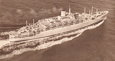 Postcard The RMS Oronsay Prominent British Ocean Liner Posted 1957 picture
