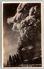 Postcard Mt Lassen from Morgan Springs May 22 1915 Volcanic Eruption RPPC E28 picture