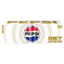 Pepsi Cola, Caffeine Free, Diet 12 pack 12 fl oz Fast Shipping picture