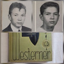 1956 Lubbock High School TX Westerner Yearbook Jerry Allison Mac Davis Vintage  picture
