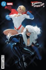 DC MARVEL SUPERMAN SPIDER-MAN #1 - DAVID TALASKI COVER V TRADE VARIANT picture