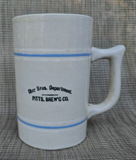Pre-Pro OBER BROS DEPARTMENT PITTSBURGH BREWING PA Beer Stein 1899-1904 Then E&O picture