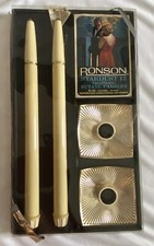 Vintage Ronson Stardust Varaflame 12” Butane Candles and Holders, Very Rare. picture