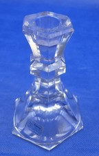 Vintage Towle Austrian Lead Crystal Hexagonal Candle Holder 5