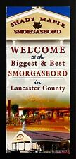 2000s Lancaster Pennsylvania  Shady Maple Smorgasbord Vintage Travel Brochure PA picture