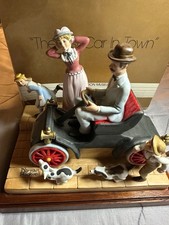 Norman Rockwell The First Car In Town 1985 Special Edition Museum Piece picture
