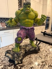 Bowen Hulk Retro Green Statue SIGNED Randy Bowen #0094/1400 Marvel w/Box picture