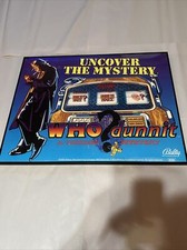 Bally Who Dunnit Original Pinball Machine Advertisement Promo 1995 RARE picture