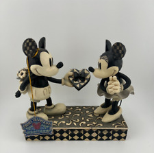 Walt Disney Traditions Enesco Jim Shore Mickey & Minnie Figurine Real Sweetheart picture