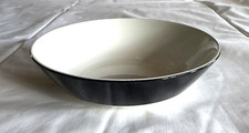 Mikasa Mediterrania Black Soup Bowl(s) #4998 Vintage 6 3/4” Diameter 1 7/8