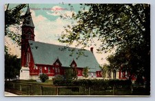 K7/ Mattoon Illinois Postcard c1910 Catholic Church Building 512 picture