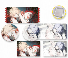 3 Pcs/set Arknights ‌Mydei‌ ‌Phainon‌ ‌‌Tinplate Badge Photocard Ticket Decor picture
