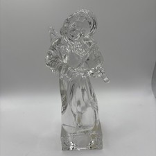 New Mikasa Herald Collection Full Lead Crystal Angel Playing Violin Figurine 8H picture
