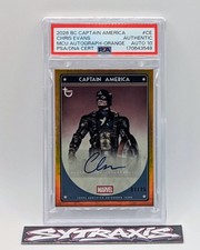 2026 Topps Marvel BC Captain America Chris Evans Auto PSA Authentic Auto 10 1/25 picture