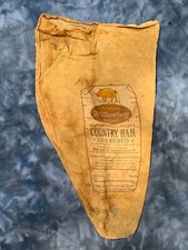 Antique Dry Cured Ham Bag Gwaltney Williamsburg Brand Smithfield Virginia picture