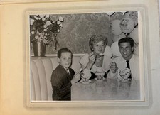 VINTAGE 8X10 B&W photograph of Tony Dow & Jerry Mathers & Barbara picture