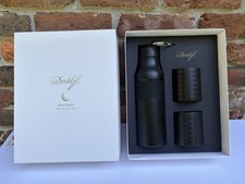 Davidoff Escurio Traveller Set 16.9oz Flask 2 Cigar Rest Mugs New picture