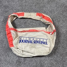 Vintage Milwaukee Journal Newspaper Delivery Bag Paper Boy Carrier picture