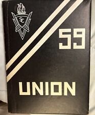 VINTAGE 1959 UNION HIGH SCHOOL YEARBOOK ST CHARLES MICHIGAN picture