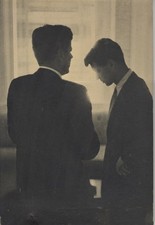 President John F. Kennedy RFK The Brothers 1960 Stamped Jacques Lowe 12x18 Photo picture