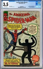 Amazing Spider-Man #3 CGC 3.5 Origin and 1st app of Doctor Octopus Marvel 1963 picture