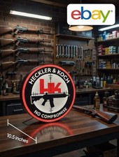 Heckler & Koch - No Compromise Light Up LED Neon Sign - H&K Shooting Rifle 2a picture