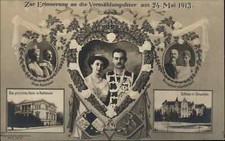 Rathenow Germany Royal Wedding Prince Ernst August of Hanover c1910 RPPC PC picture
