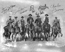 MAGNIFICENT SEVEN AUTOGRAPHED PHOTO REPRINT picture