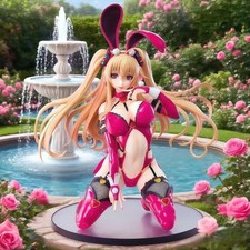 30cm Caroline Yuli Bunny Girl Anime PVC Figure Collectible Desktop New Statue picture