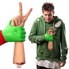 Realistic Severed Hand Prop - Halloween Fake Rubber Body Part, Creepy Decor picture