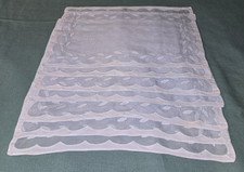 Vtg. Organdy Madeira Placemats - 7 Pcs. - Pale Blue picture