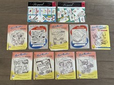 Vintage AUNT MARTHA'S & VOGART Embroidery Transfer Patterns Tea Towels Lot picture