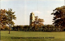 Fort Sheridan, Illinois - Camp Highwood Postcard picture