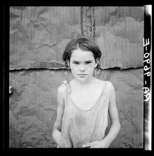 Photo:Oklahoma City Oklahoma 1936 Child Living in Shacktown Young Girl picture