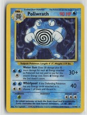 Poliwrath Holo Rare BS 013/102 HP picture