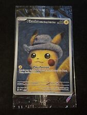 Pikachu With Grey Felt Hat 085 Promo Card Pokemon Van Gogh Museum SEALED picture