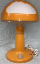 Ikea Skojig Orange & White Mushroom Cloud Lamp Retro Mod MCM ~ NO PLUG UNTESTED picture