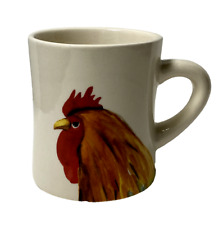 Rooster Coffee Mug, Minimalist, Unique Cup, 4.5 X 4
